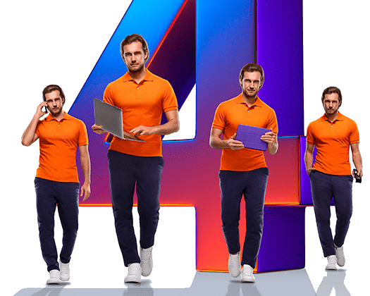 Великолепная четверка Ростелеком в деревня Ульяновка (Пермский край)